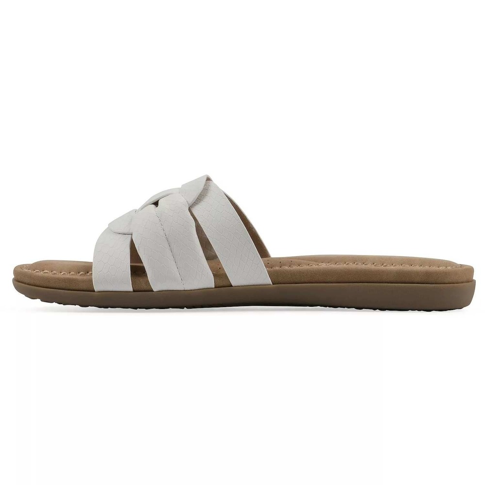 Women's‎ Cliffs Fraley Slide Sandals White Size 6 New With Tags